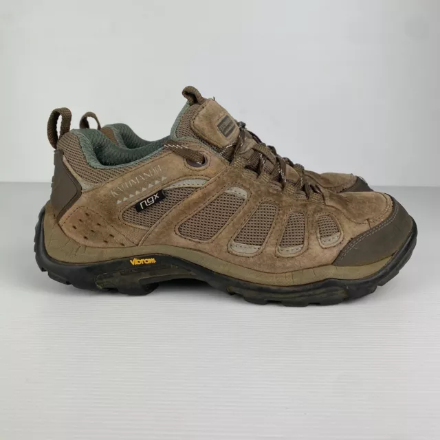 Kathmandu NGX Drysdale Leather Hiking Boots Women's Size US 9 Brown Vibram Sole