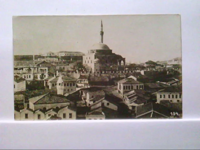 AK Uesküb / Skopje / Mazedonien, Blick über die Stadt, Feldpostkarte, Panorama.