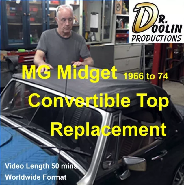 Dr-Doolin's MG MIDGET Convertible Top Replacement DVD - SKU DVD-4-Midget-Top