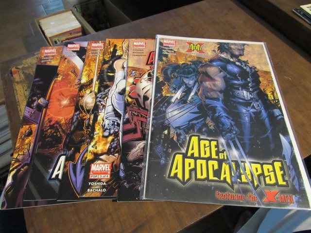 Age of Apocalypse #1 2 3 4 5 6 Marvel X-Men Comic Book Set 1-6 Complete Series