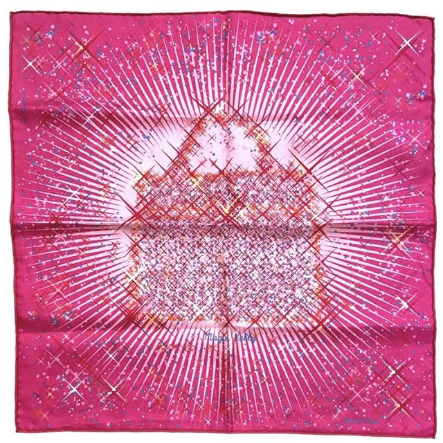 Pole Outstanding Color Hermes Silk Scarf Petit Carres Magic Kelly Pink _23201