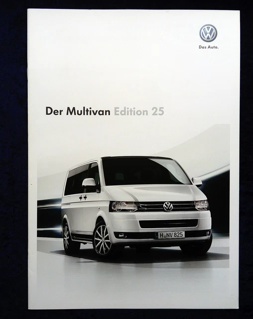 VW BUS T5 Multivan Edition 25 brochure 5/2011, 8 pages £5.52 - PicClick UK