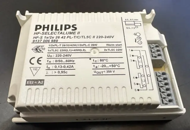Philips 9137 006 989 HF-S 226  42 PL-T/C/TL 5 II Selectalume II für PL 18W 4 PIN