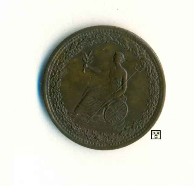 Canada Token LC-54D2 ; 1815 Lower Canada CH AU 55