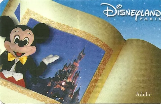 RARE / PASSEPORT Euro Disney : Mickey - Disneyland Paris