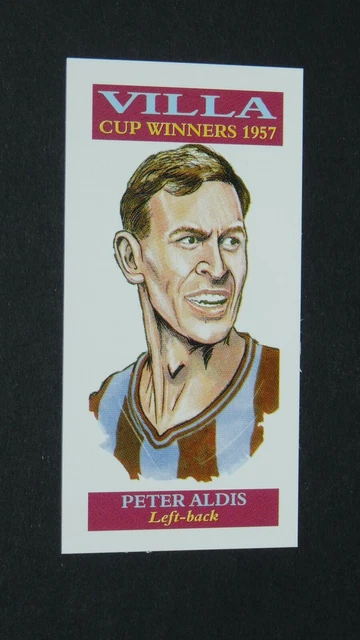Philip Neill Card Football 2005 Aston Villa Fa Cup 1957 Villans #3 Peter Aldis