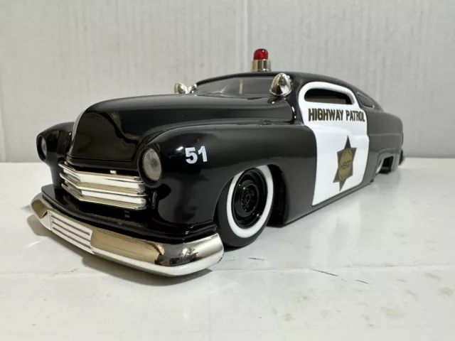 Jada Heat 1951 Mercury Highway Patrol Police 1:24 Diecast Model Car New No Box