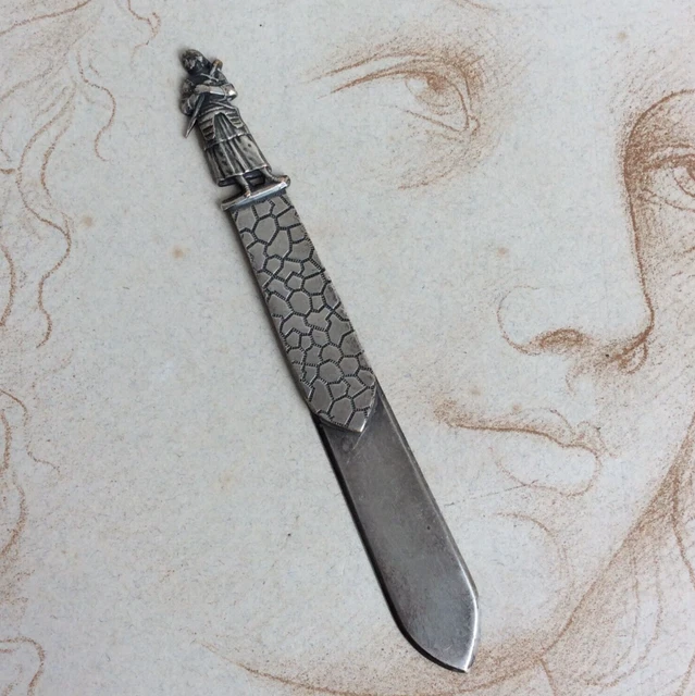 Coupe-papier Ouvre-lettre Christofle Aria - Métal Argenté - Made In France