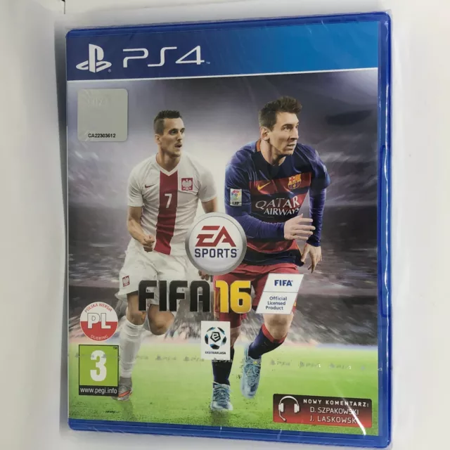 FIFA 16 (PS4) brand New factory sealed Free Postage euro import