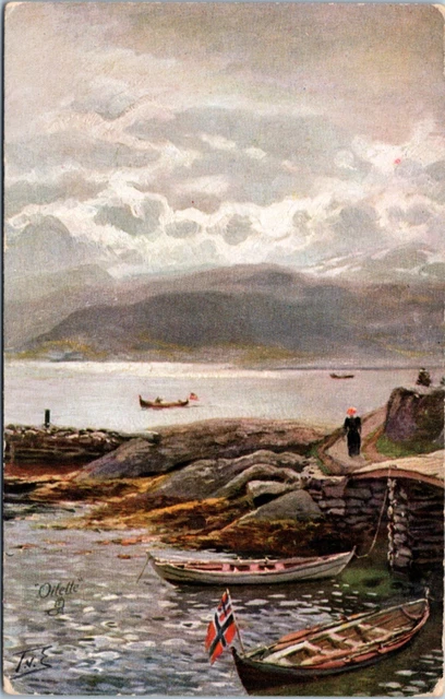 Postcard Norway Vestland Tuck 7068 - The Sognefjord