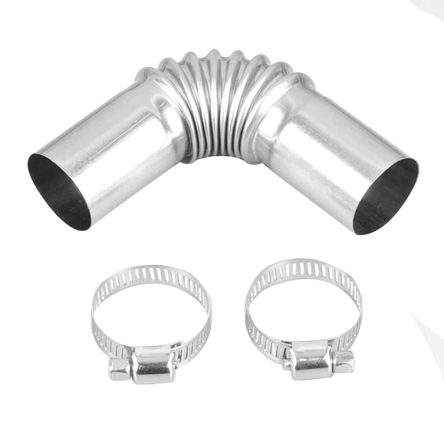 55x110mm 100 mm, Raccordo 90°, Rotondo e Piatto per Tubo di Scarico, Tubo di Ventilazione 55x110mm 100 mm, Raccordo 90°, Rotondo e Piatto per Tubo di Scarico, Tubo di Ventilazione