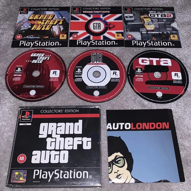 Grand Theft Auto Collectors Edition Sony PlayStation 1 gioco PS1 GTA 2 Londra