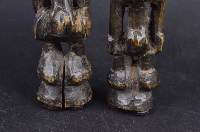 Paire de statue fétiche africain Ibedji Nigéria 2-2013-49 et 50 3