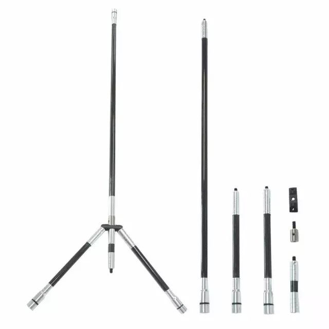 Bogenschießen Carbon Stabilisator V-Bar Balance Rod Set Recurve Compoundbogen