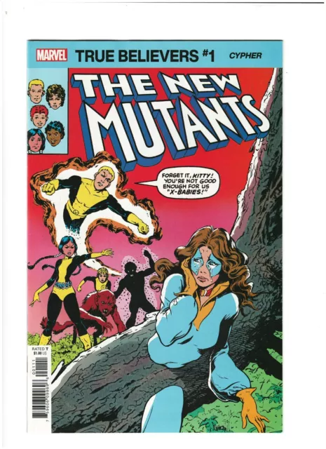 True Believers: X-Men- Cypher #1 VF/NM 9.0 Marvel Comics 2020 New Mutants