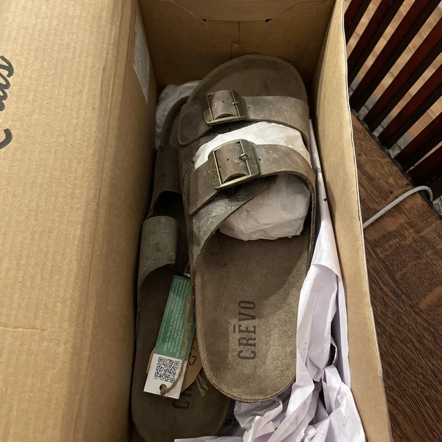 CREVO PISMO SLIDE Mens Brown Casual Sandals CV1461 225 34.99