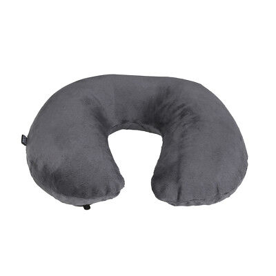 Lewis N Clark Adjustable Inflatable Neck Pillow Gray 522GRY