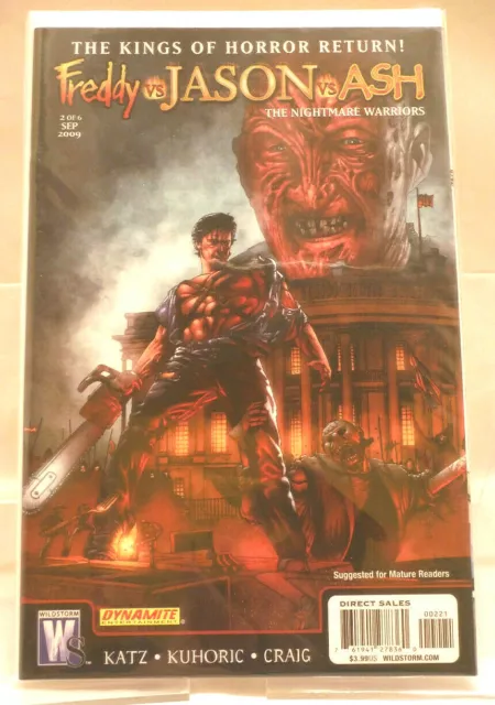 Freddy vs.Jason vs. Ash The Nightmare Warriors #2 of 6 Rare Variant Cover VF+/NM