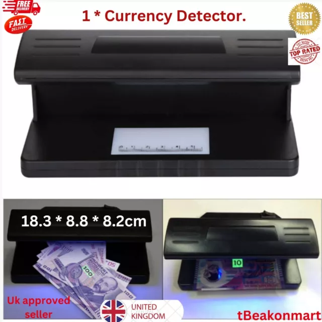 Counterfeit Uv Fake Money Detector Bank Note Card Checker Authenticity Check