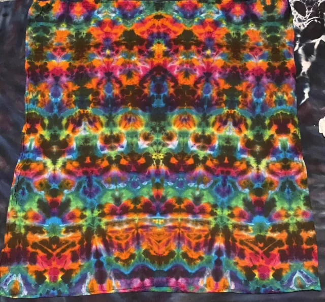 Handmade Tie Dye Bandana 100% Cotton ~  22x22 Inch Mini Tapestry