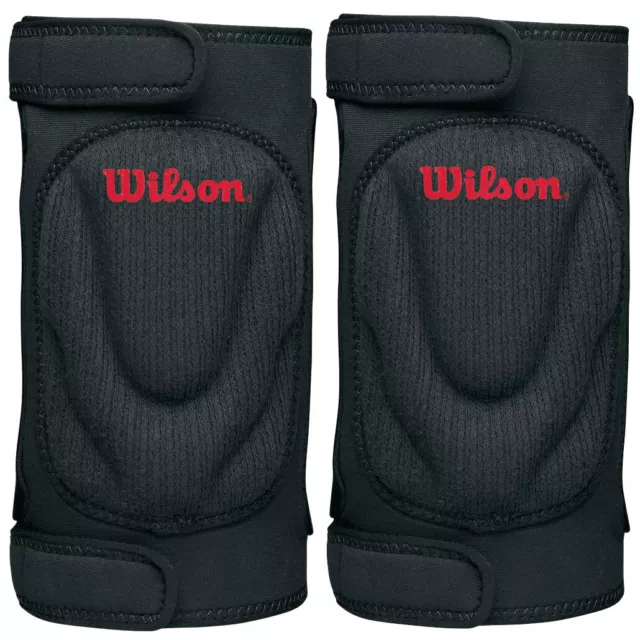 Wilson SBR Strap Volleyball Kneepads - Junior - Black