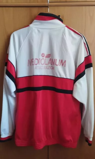 Tuta Storica Ufficiale Milan Adidas 1990/1991 Full Tracksuit Size L 2