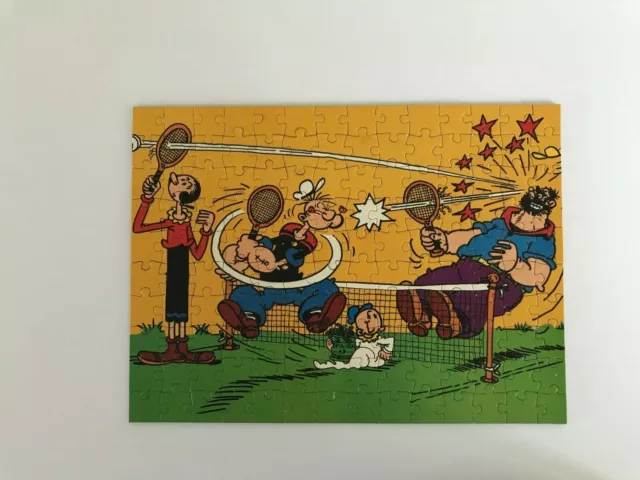 🌟 Ancien Puzzle Popeye 140 Pièces Complet Vintage Année 1981 3