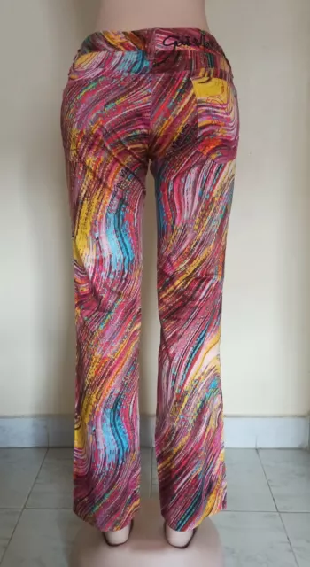 Gai Mattiolo Womens Multicoloured Pants Trousers Size UK 10 3