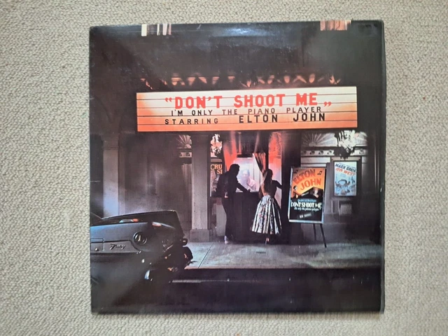 Elton John - "Don't Shoot Me" (U.k. Djm) 1973 Gatefold + Booklet Translucent Red