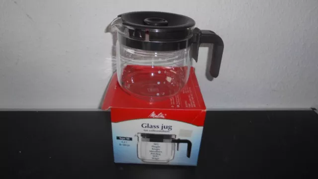 Melitta Typ 50 Kanne Glaskanne Kaffeekanne Neu in OVP 1.2 L Melittakanne 2