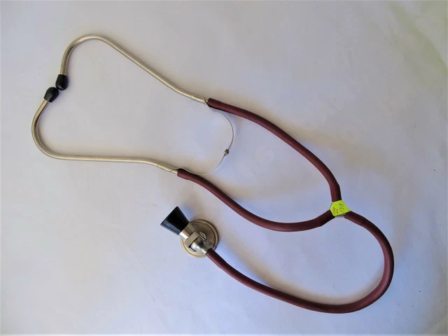 Antique Medical Doctors Physicians Binaural Stethoscope Hearing Device Bell 2