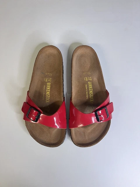 birkenstock madrid tango red patent