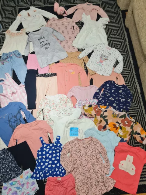 #C68💜 Huge Bundle Of Baby Girl Clothes 18-24months NEXT GEORGE ZARA DISNEY PRIM