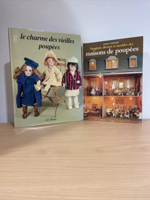 Lot 2 Livres - Vieilles Poupées - Maisons De Poupées