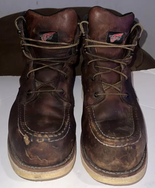 RED WING STEEL Toe Waterproof Work Boots Style 2415 Mens Size 11.5 ...