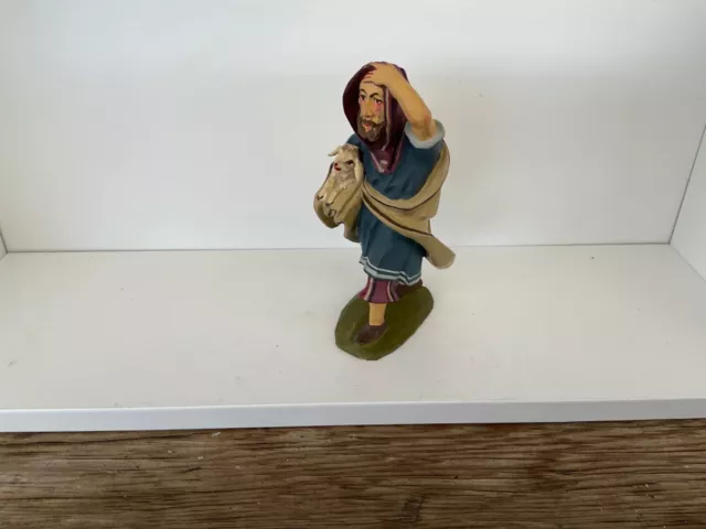 Krippenfigur Holz geschnitzt