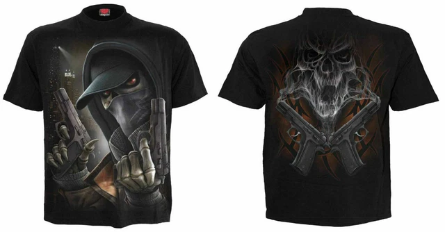 Spiral Direct Neu Düster Rider T-Shirt/ Gothic/ Sensenmann/ Schädel/ Metal