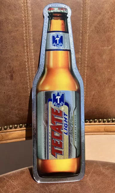 Tecate Light Cerveza Bottle Acrylic Beer Sign Bar Mancave 5”x16”