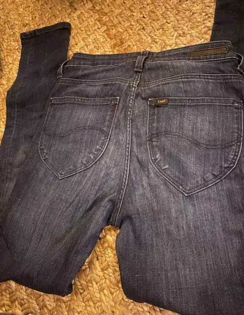 LEE LADIES SKYLER Dark Blue Skinny Jeans W27 L31 Will Fit 8 4.50 PicClick UK