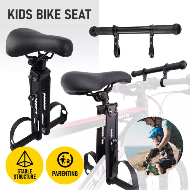 Kid Bike Seat Front Mounted for Mountain Bicycle Child Seat Handlebar Detachable