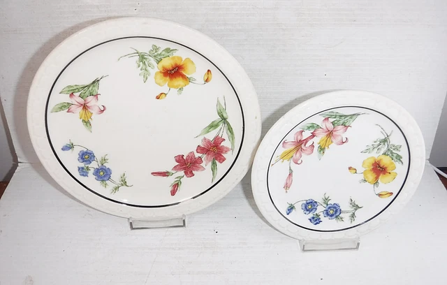 Southern Pacific Lines 7 in. Plate and Dish Prairie Mountain Wildflowers Pattern