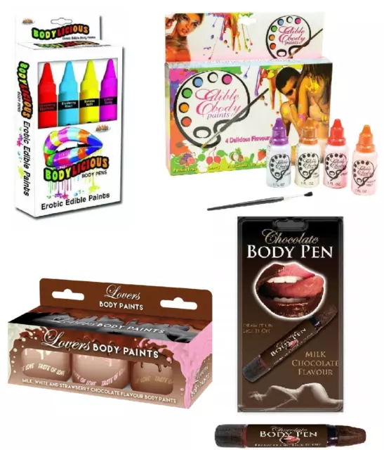 Edible Body Paint DRAW IT - LICK IT Couples Gift Lovers Toys Naughty Present