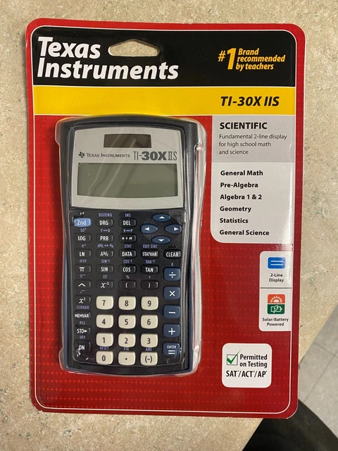 TEXAS INSTRUMENTS TI-30X IIS 2-line Scientific Calculator Brand New £12 - View #9