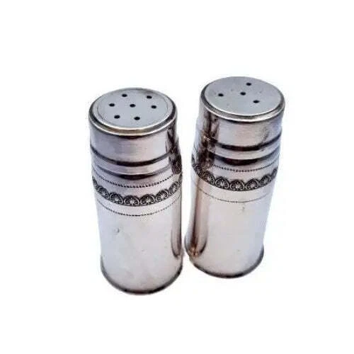 Saliera, saliera e pepiera in argento 900, regali per collezionisti.