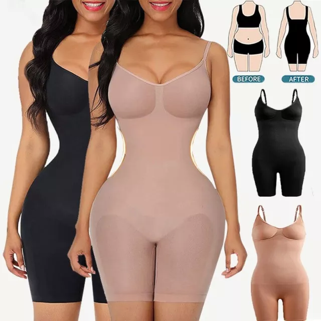 Women Body Shaper Seamless Firm Tummy Control Shapewear Slimming Thong  Bodysuit