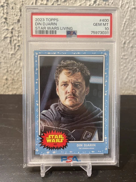 2023 Topps Star Wars Living Set Din Djarin #400 PSA 10 Gem Mint The Mandalorian
