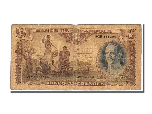 [#150525] Billet, Angola, 5 Angolares, 1947, 1947-01-01, TB