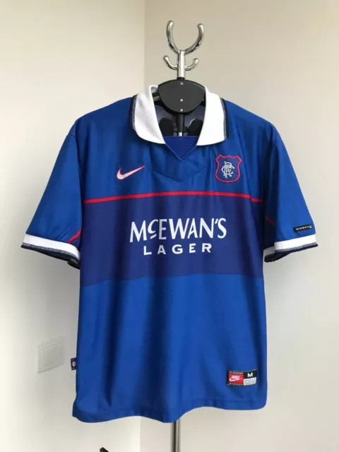 Glasgow Rangers 1997 1999 Home Football Soccer Shirt Jersey Nike Vintage Mens M