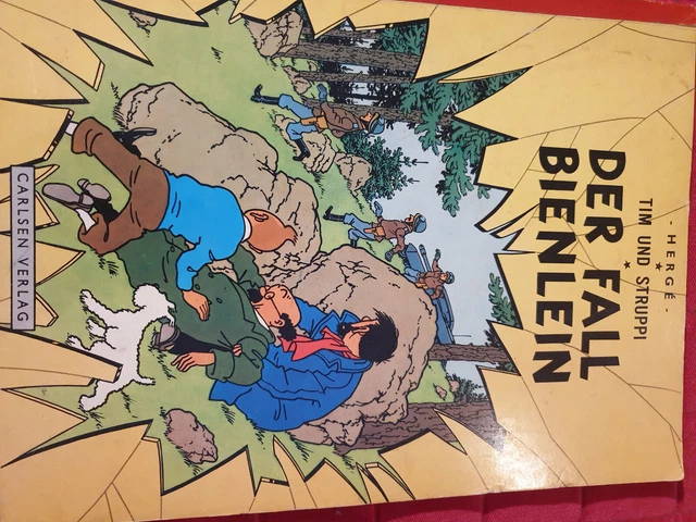 Tim und Struppi - Der Fall Bienlein - 2. Auflage von 1968 - selten