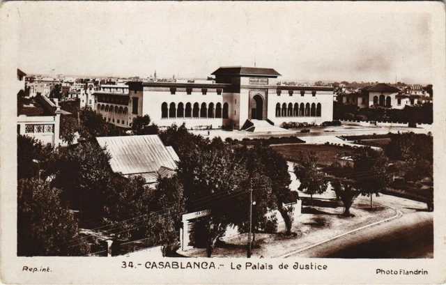 CPA AK MAROC CASABLANCA The Flanders Palace of Justice (37615)